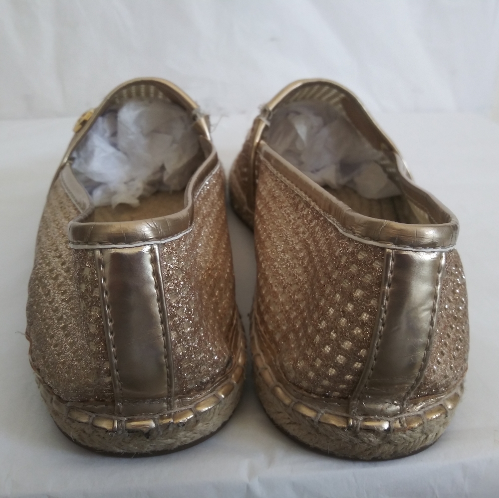 Michael Kors espadrilles metallic sz 6M - Picture 2 of 12
